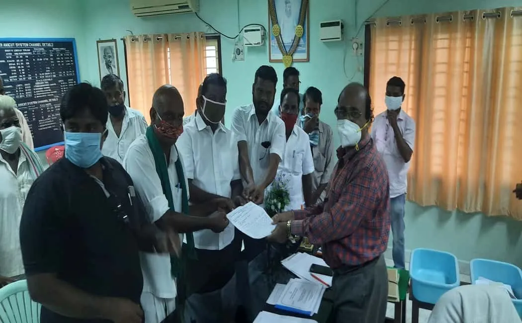 farmers protest - chidambaram